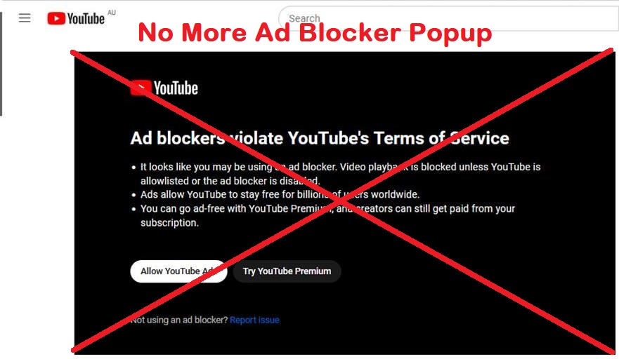 YouTube Anti-Adblock Blocker -  Complete Solution screenshot